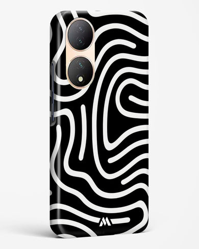 Monochrome Maze Hard Case Phone Cover (Vivo)
