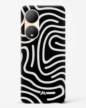 Monochrome Maze Hard Case Phone Cover (Vivo)