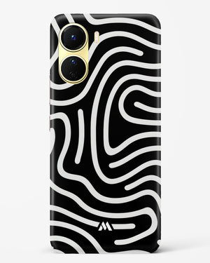 Monochrome Maze Hard Case Phone Cover-(Vivo)