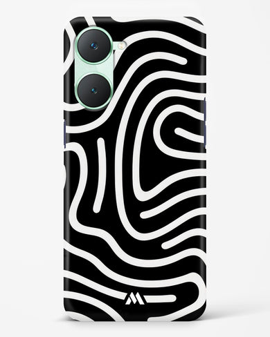 Monochrome Maze Hard Case Phone Cover (Vivo)