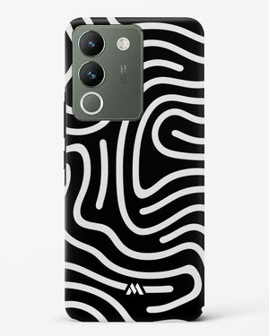 Monochrome Maze Hard Case Phone Cover-(Vivo)