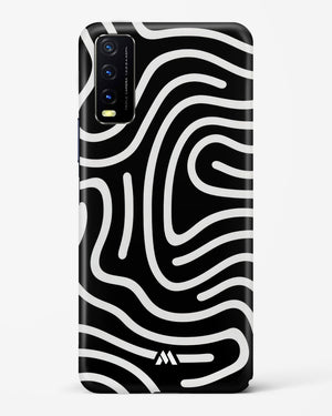 Monochrome Maze Hard Case Phone Cover-(Vivo)