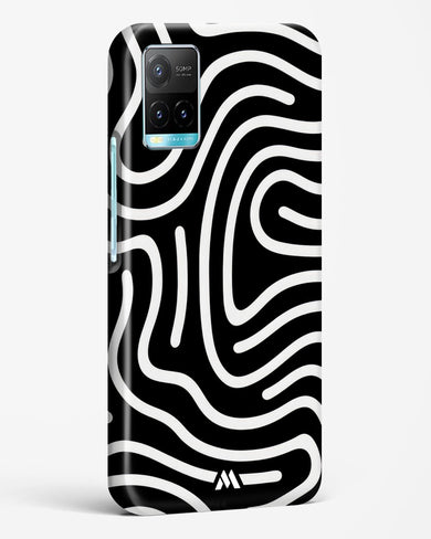 Monochrome Maze Hard Case Phone Cover-(Vivo)