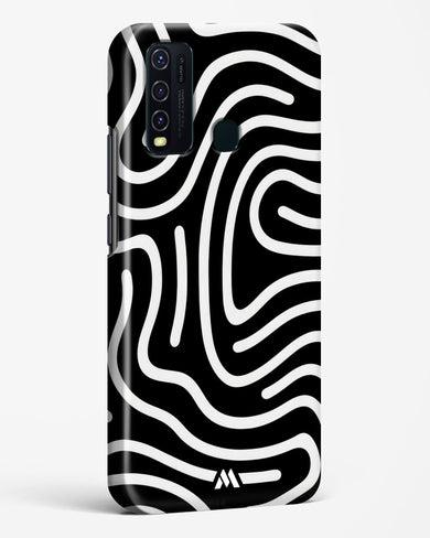 Monochrome Maze Hard Case Phone Cover-(Vivo)