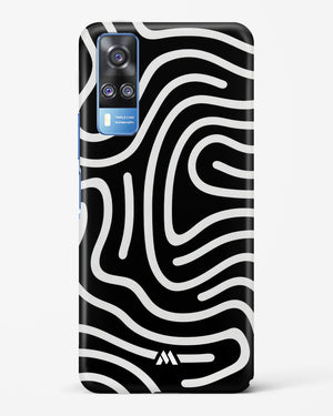 Monochrome Maze Hard Case Phone Cover-(Vivo)