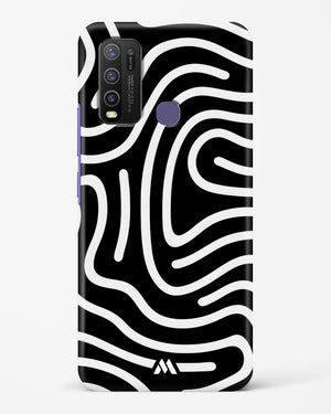 Monochrome Maze Hard Case Phone Cover-(Vivo)