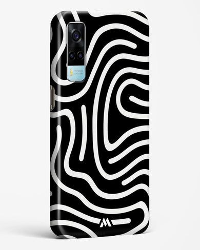 Monochrome Maze Hard Case Phone Cover (Vivo)