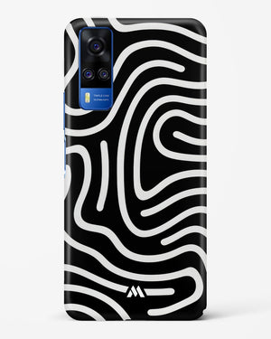 Monochrome Maze Hard Case Phone Cover (Vivo)