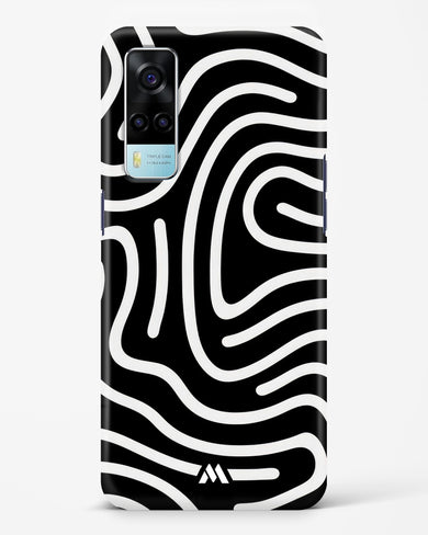 Monochrome Maze Hard Case Phone Cover (Vivo)