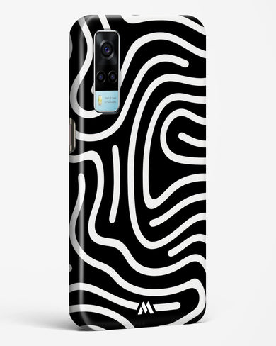 Monochrome Maze Hard Case Phone Cover (Vivo)