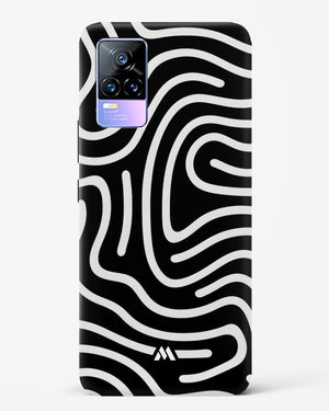 Monochrome Maze Hard Case Phone Cover-(Vivo)