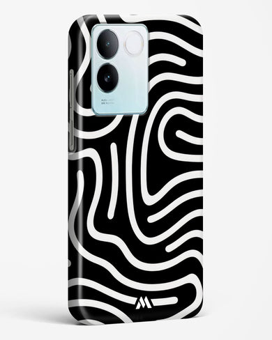 Monochrome Maze Hard Case Phone Cover (Vivo)
