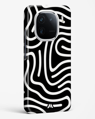 Monochrome Maze Hard Case Phone Cover (Vivo)