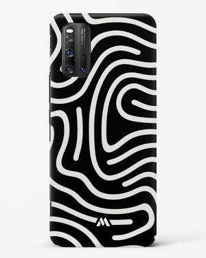 Monochrome Maze Hard Case Phone Cover (Vivo)