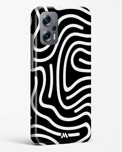 Monochrome Maze Hard Case Phone Cover-(Xiaomi)