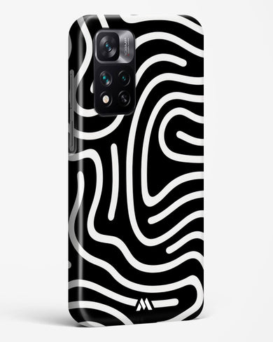 Monochrome Maze Hard Case Phone Cover-(Xiaomi)