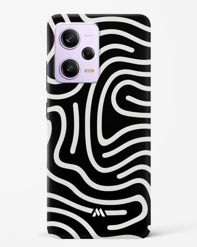 Monochrome Maze Hard Case Phone Cover-(Xiaomi)