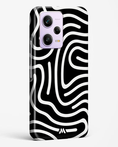 Monochrome Maze Hard Case Phone Cover-(Xiaomi)