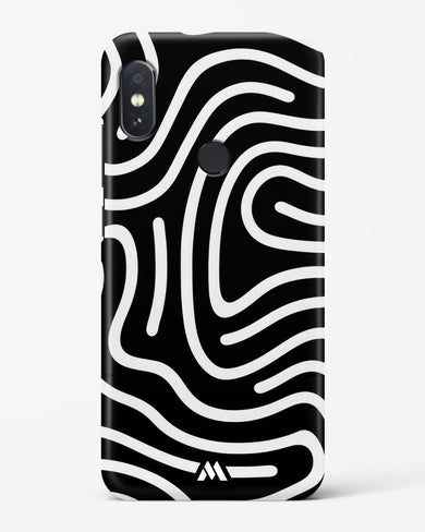 Monochrome Maze Hard Case Phone Cover-(Xiaomi)