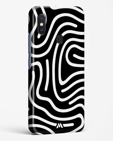 Monochrome Maze Hard Case Phone Cover-(Xiaomi)