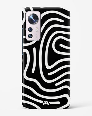 Monochrome Maze Hard Case Phone Cover-(Xiaomi)