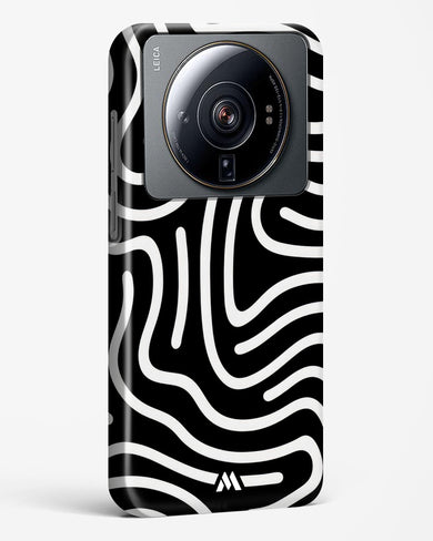 Monochrome Maze Hard Case Phone Cover-(Xiaomi)