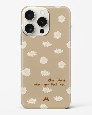 Free Spirit Blossom Hard Case Phone Cover-(Apple)