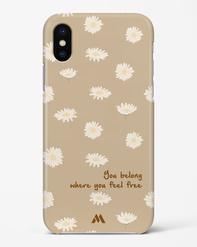 Free Spirit Blossom Hard Case Phone Cover-(Apple)