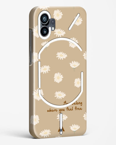 Free Spirit Blossom Hard Case Phone Cover-(Nothing)