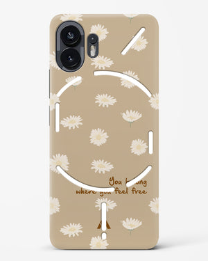Free Spirit Blossom Hard Case Phone Cover (Nothing)