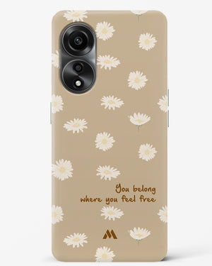 Free Spirit Blossom Hard Case Phone Cover (Oppo)