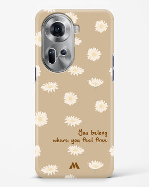 Free Spirit Blossom Hard Case Phone Cover (Oppo)