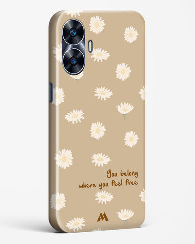 Free Spirit Blossom Hard Case Phone Cover-(Realme)