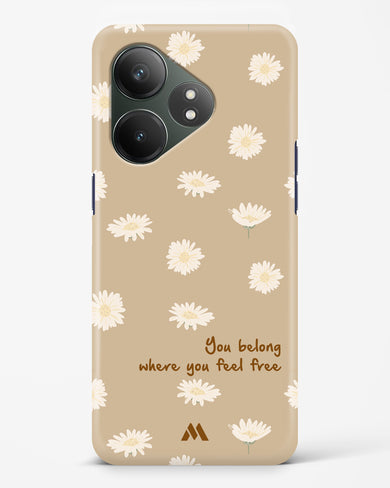 Free Spirit Blossom Hard Case Phone Cover (Realme)