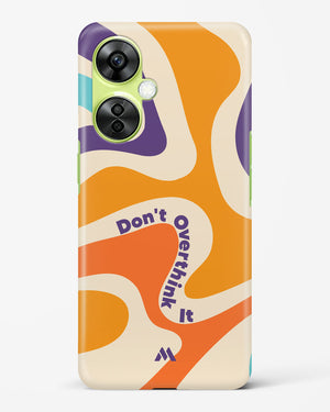 Dont Overthink It Hard Case Phone Cover-(OnePlus)