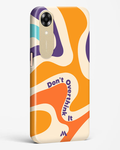 Dont Overthink It Hard Case Phone Cover-(Oppo)