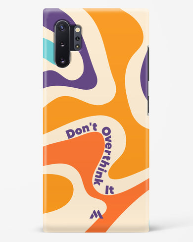 Dont Overthink It Hard Case Phone Cover-(Samsung)