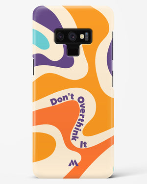 Dont Overthink It Hard Case Phone Cover (Samsung)