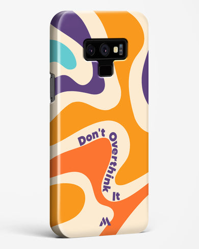 Dont Overthink It Hard Case Phone Cover (Samsung)