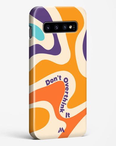 Dont Overthink It Hard Case Phone Cover-(Samsung)