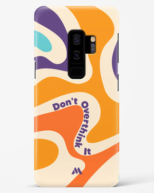 Dont Overthink It Hard Case Phone Cover (Samsung)