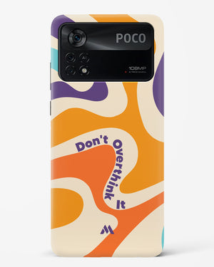 Dont Overthink It Hard Case Phone Cover (Xiaomi)