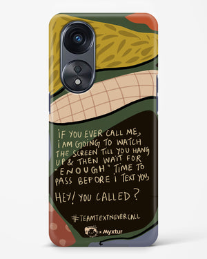 Team Text [doodleodrama] Hard Case Phone Cover-(Oppo)