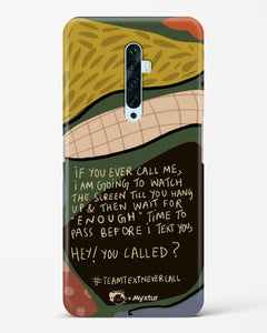 Team Text [Doodle Drama] Hard Case Phone Cover (Oppo)