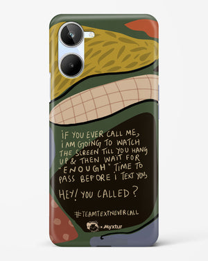 Team Text [doodleodrama] Hard Case Phone Cover-(Realme)
