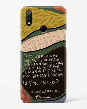 Team Text [doodleodrama] Hard Case Phone Cover-(Realme)