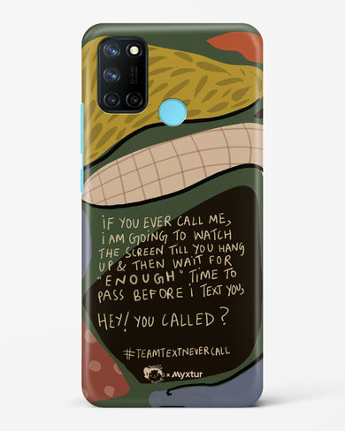 Team Text [doodleodrama] Hard Case Phone Cover-(Realme)