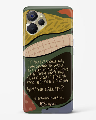 Team Text [doodleodrama] Hard Case Phone Cover (Realme)