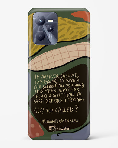 Team Text [doodleodrama] Hard Case Phone Cover (Realme)