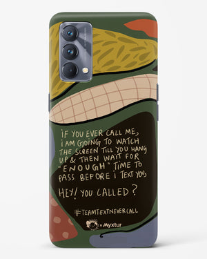 Team Text [doodleodrama] Hard Case Phone Cover-(Realme)